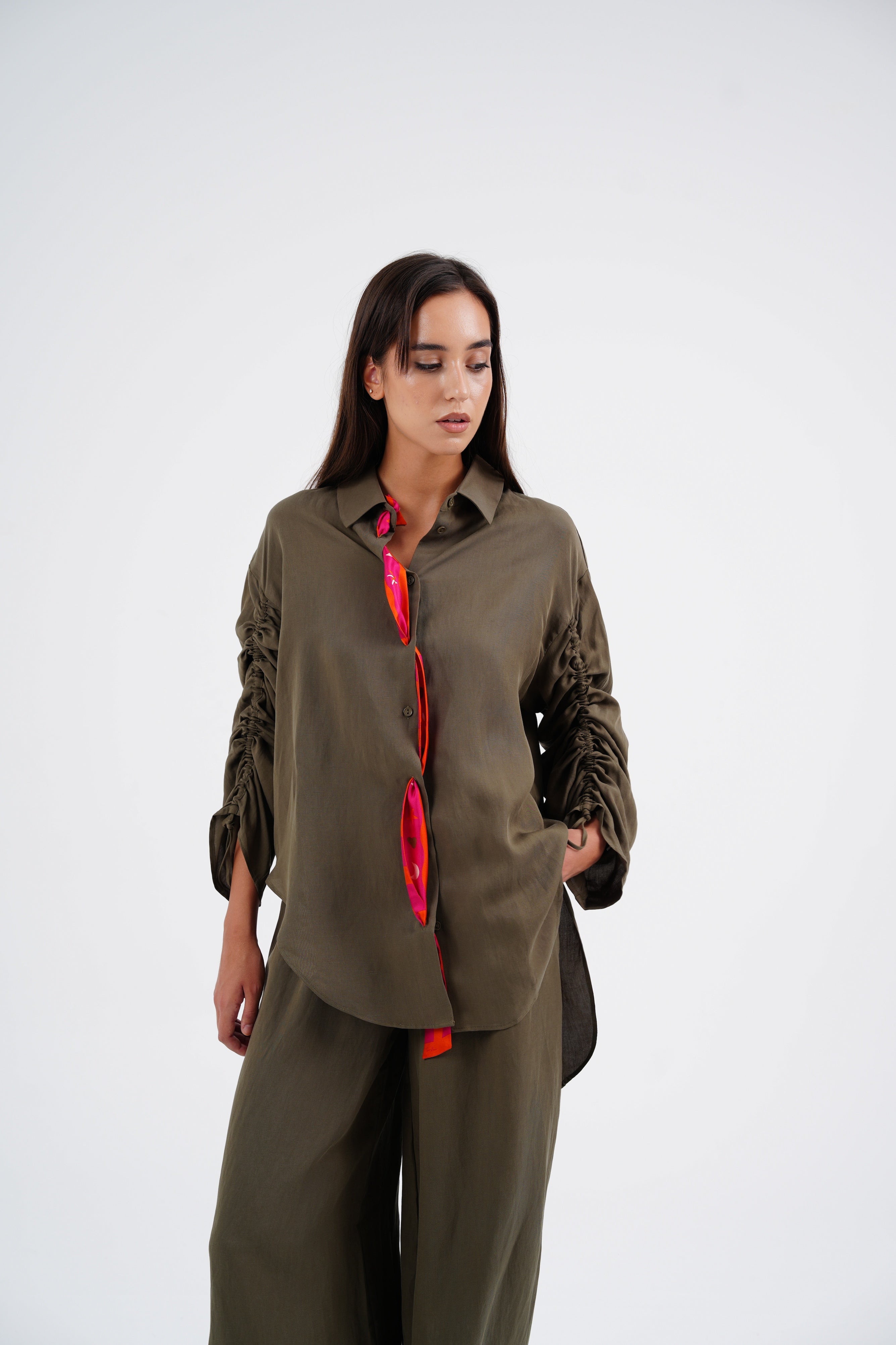 Lunelle Olive Green Shirt