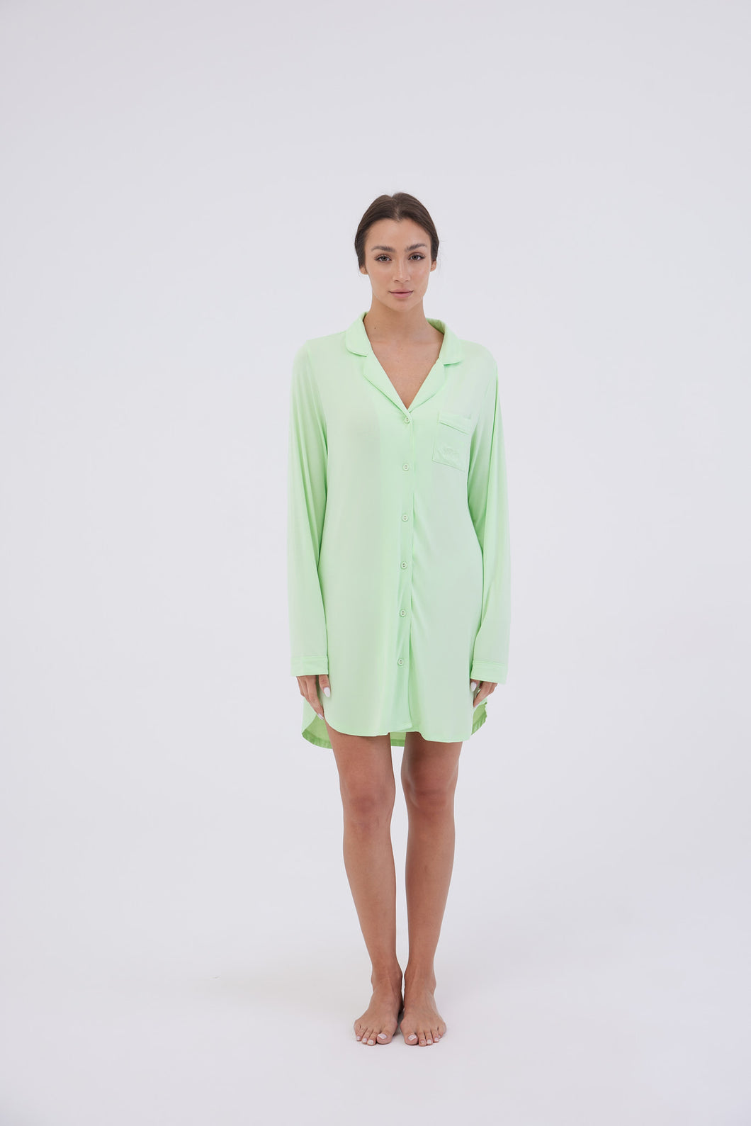 Lilly Apple Green Sleeping Shirt